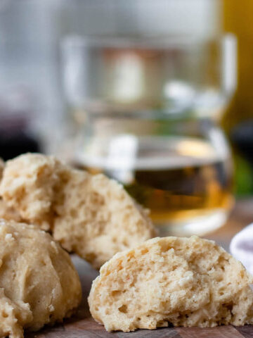 side image of beer biscuits